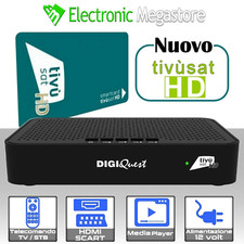 Decoder digitale satellitare DVB-S2 HEVC Main 10 bit Classic Q10 TivùSat CERTIF