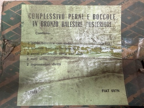 Fiat 697 serie boccole - fiat,