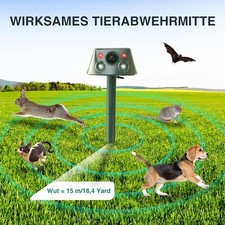 Repellente per Gatti,360° Repellente per Animali ad Energia Solare