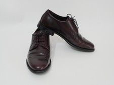Scarpe eleganti uomo in pelle bordeaux  made in italy