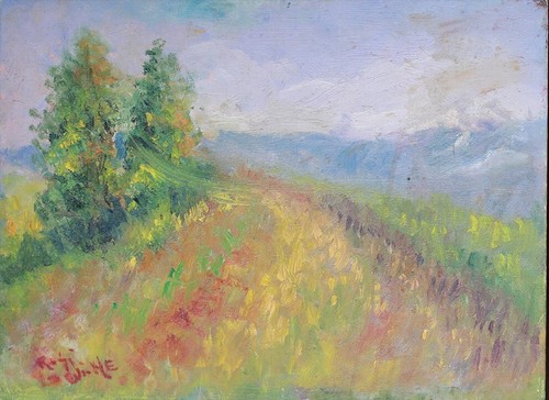 Paesaggio piemontese quadro - piemontese,