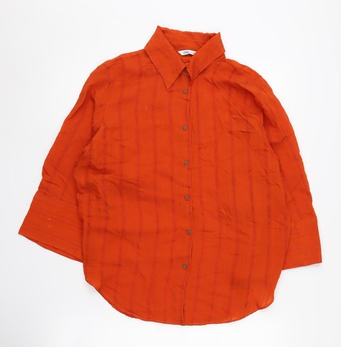 Camicia donna zara arancione - camicia,