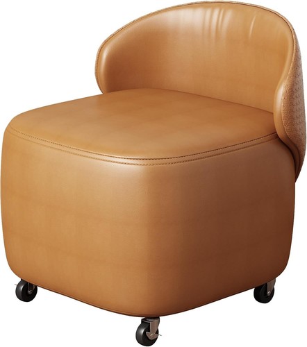 Sgabello rullo basso giallo - sgabello,