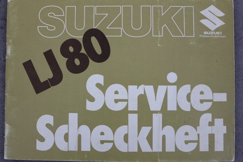 Suzuki lj80 libretto - libretto, e