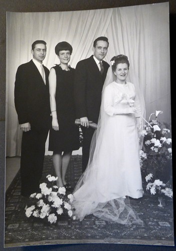 Foto antica ritratto coppia - antica,