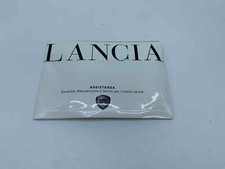 LIBRETTO LANCIA ASSISTENZA