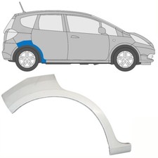 Si adatta: Honda Jazz Gd 2008-2015 Passaruota Posteriore / Diritto