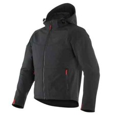 Giacca moto con cappuccio