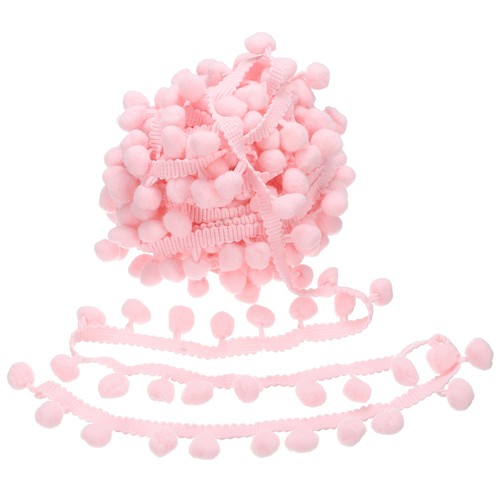 Frangia con pompon larga - frangia, 1"