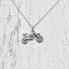 Collana motocross moto - collana, da