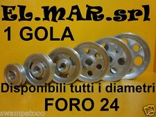 Puleggia Foro 24 mm 1 gola Sez. A TUTTI I DIAMETRI Motore elettrico compressore