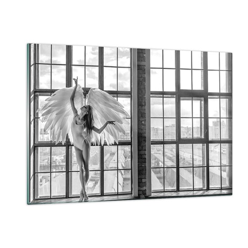 Quadro vetro 120x80cm - vetro, donna