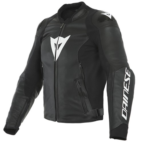 Giacca pelle moto sportiva