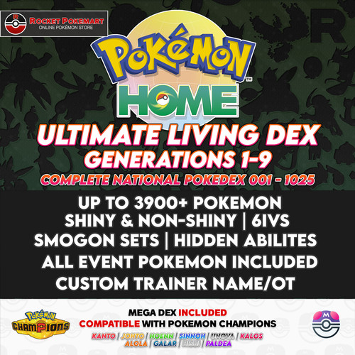 Ultimate living dex pokemon - dex, |