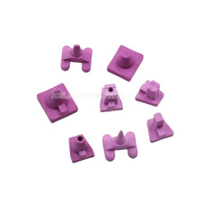 Kit 5x Picchetti Porcellana Ceramica Cottura Laboratorio Odontotecnico Forno Vassoio 8 Tipo