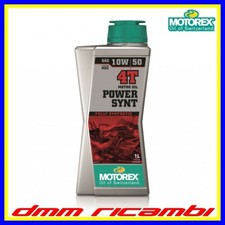 Olio Motore 4 tempi MOTOREX POWER SYNT 4T 10W50 100% Sint.  Lubrificante MA2 SN