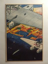 EMKA CARTOLINA SOCIETÀ AEREA MEDITERRANEA ROMA