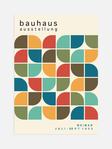 Poster bauhaus arte - poster,