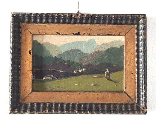 Antico quadro olio - antico,