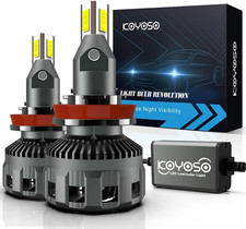 H11 LED Lampadine per Auto, 90W 16000LM LED Fari per Faro Lenticolare, 6500K Bia