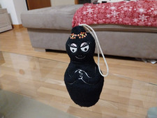 Peluche Barbapapa' MAMMA Nero Con Cordino Alto 20 cm Anno 2011 da collezione.
