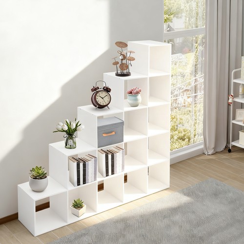 Ladder cube storage bookcase - storage,