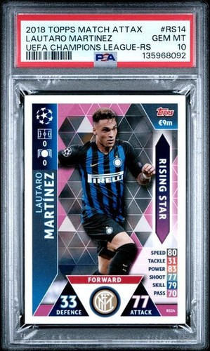 2018 lautaro martinez - martinez, topps
