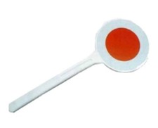 PALETTA SEGNALETICA STRADALE SEGNALAZIONE ROSSO/VERDE 