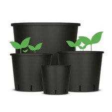 Vaso da fiori rotondo in