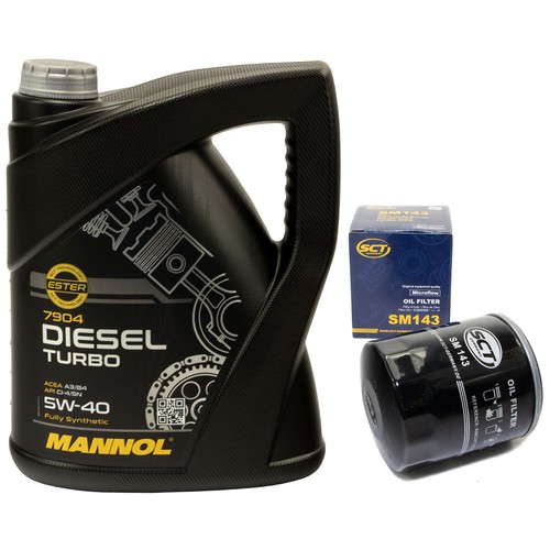 Olio motore set 5w40 - olio,