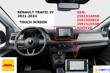 2021-24 RENAULT TRAFIC TOUCH SCREEN VETRO PER LCD DISPLAY PARTE DI RICAMBIO