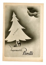 Pubblicità Pirelli Impermeabili 1942 Vintage Epoca
