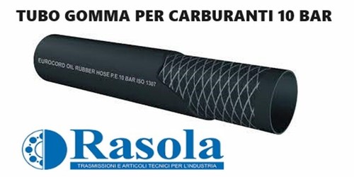 Tubo gomma nero - gomma, bar