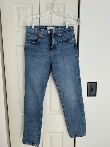 Zara women blue denim jeans - denim,