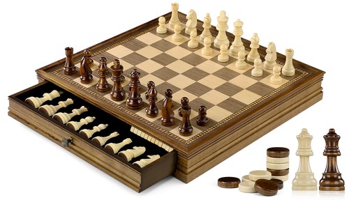 Scacchiera dama legno - dama,