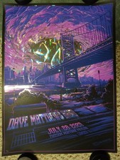 Poster Dave Matthews Band Foil Camden, nuovo con scatola 26/07/2025 Night 2 23/200