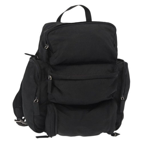 Zaino prada nylon nero - nero, argento