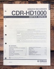 Yamaha CDR-HD1000 HDD CD