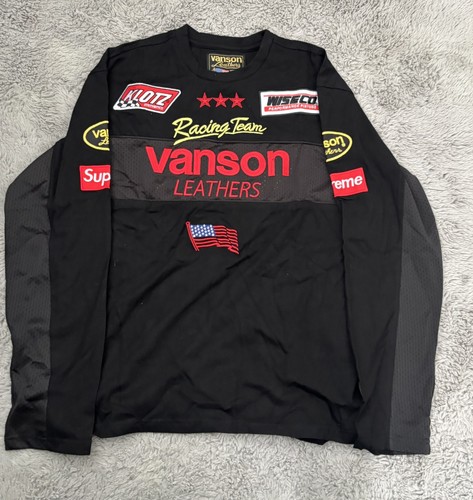 Supreme vanson leathers s - supreme, l/s