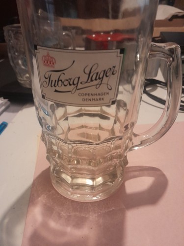 Vintage tuborg lager tankard - vintage,