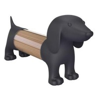 PORTA STUZZICADENTI CANE NERO