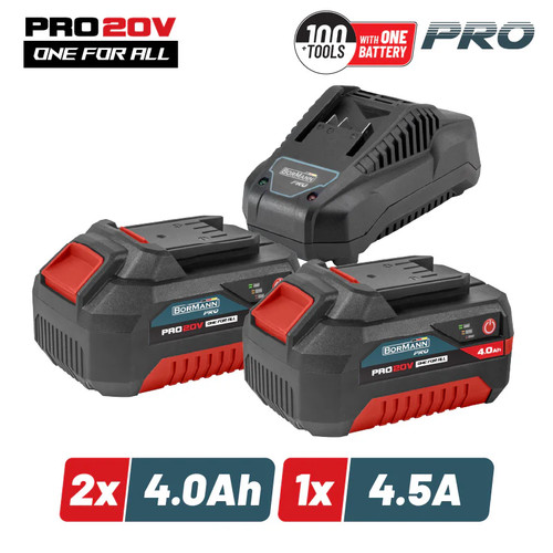 Starter kit bormann pro 20v - starter,