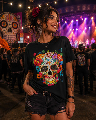 Shirt shein teschio di - t-shirt,