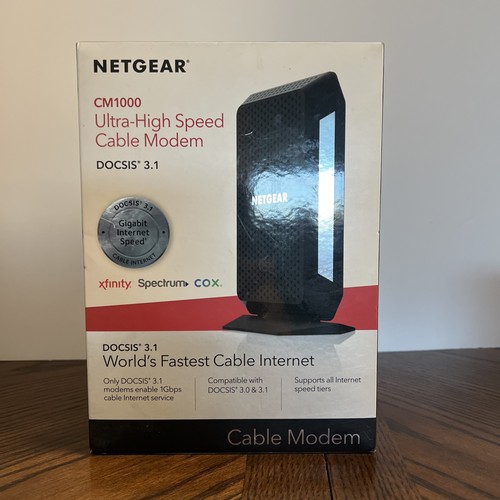 Netgear cm1000 modem via - netgear,