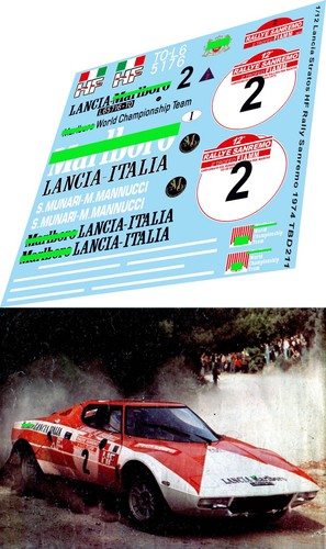 Decals per lancia - per, stratos