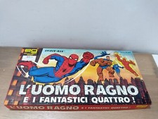 Completo 100% Uomo Ragno e i Fantastici 4 Editrice Giochi anni'70 - 1978 