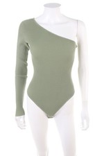 Bershka Body Langarm S Grün