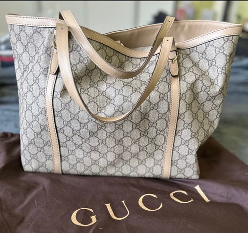 Borsa gucci canvas tote - gg,