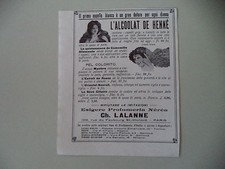 advertising Pubblicità 1912 L'ALCOOLAT DE HENNE' CH. LALANNE - PARIS