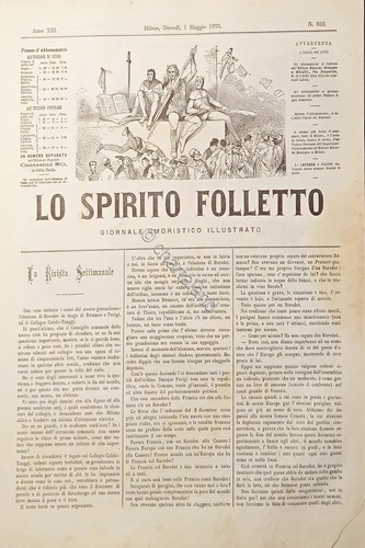Giornale umoristico illustrato - giornale,